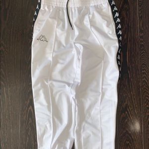 White and black kappa pants